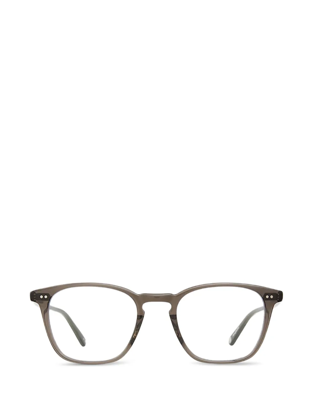 Garrett Leight Albright Square-frame Glasses In Grey