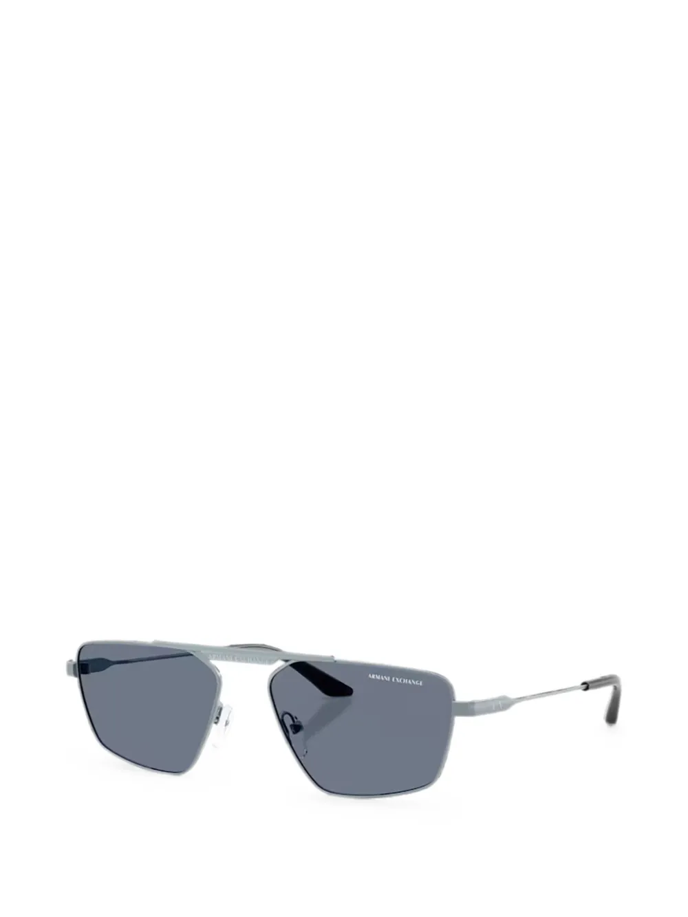 Armani Exchange Zonnebril met piloten montuur Blauw