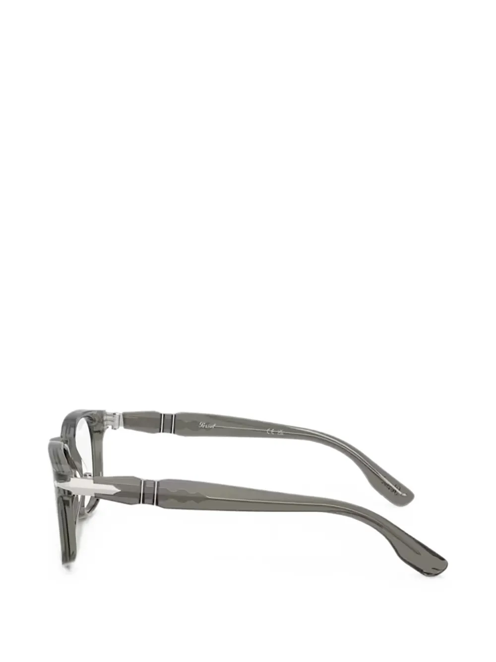 Persol Bril met vierkant montuur Grijs