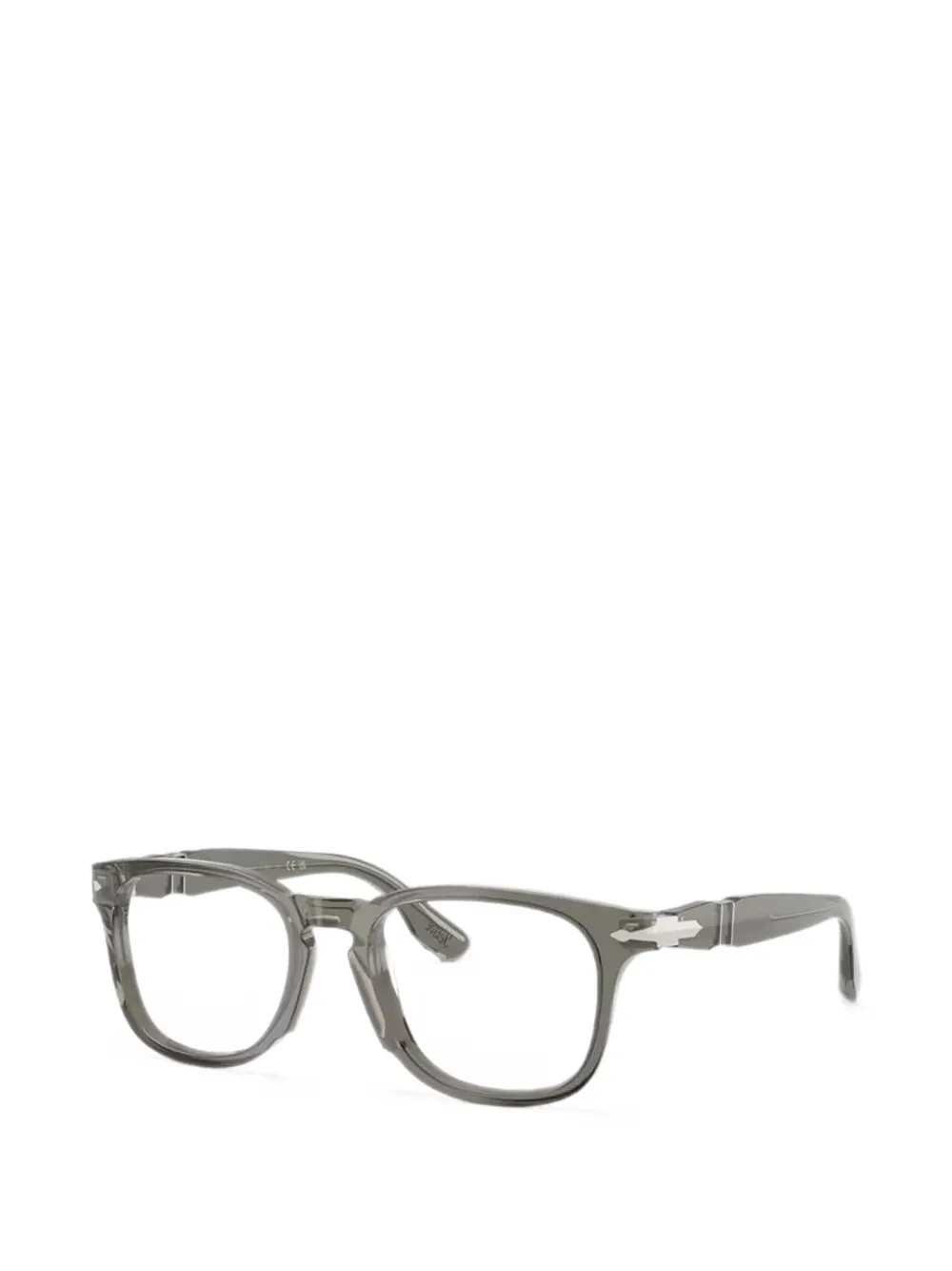Persol Bril met vierkant montuur Grijs