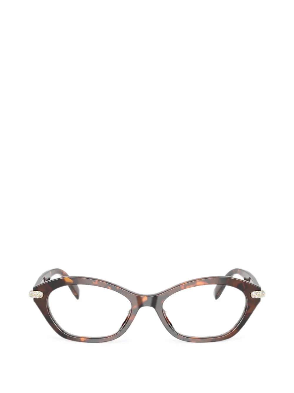 Michael Kors Saint Lucia crystal-embellished cat-eye glasses · One Size