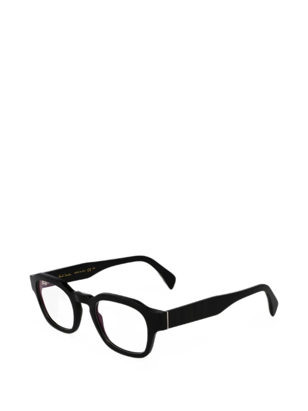 Paul Smith Lexton bril met geometrisch montuur Zwart
