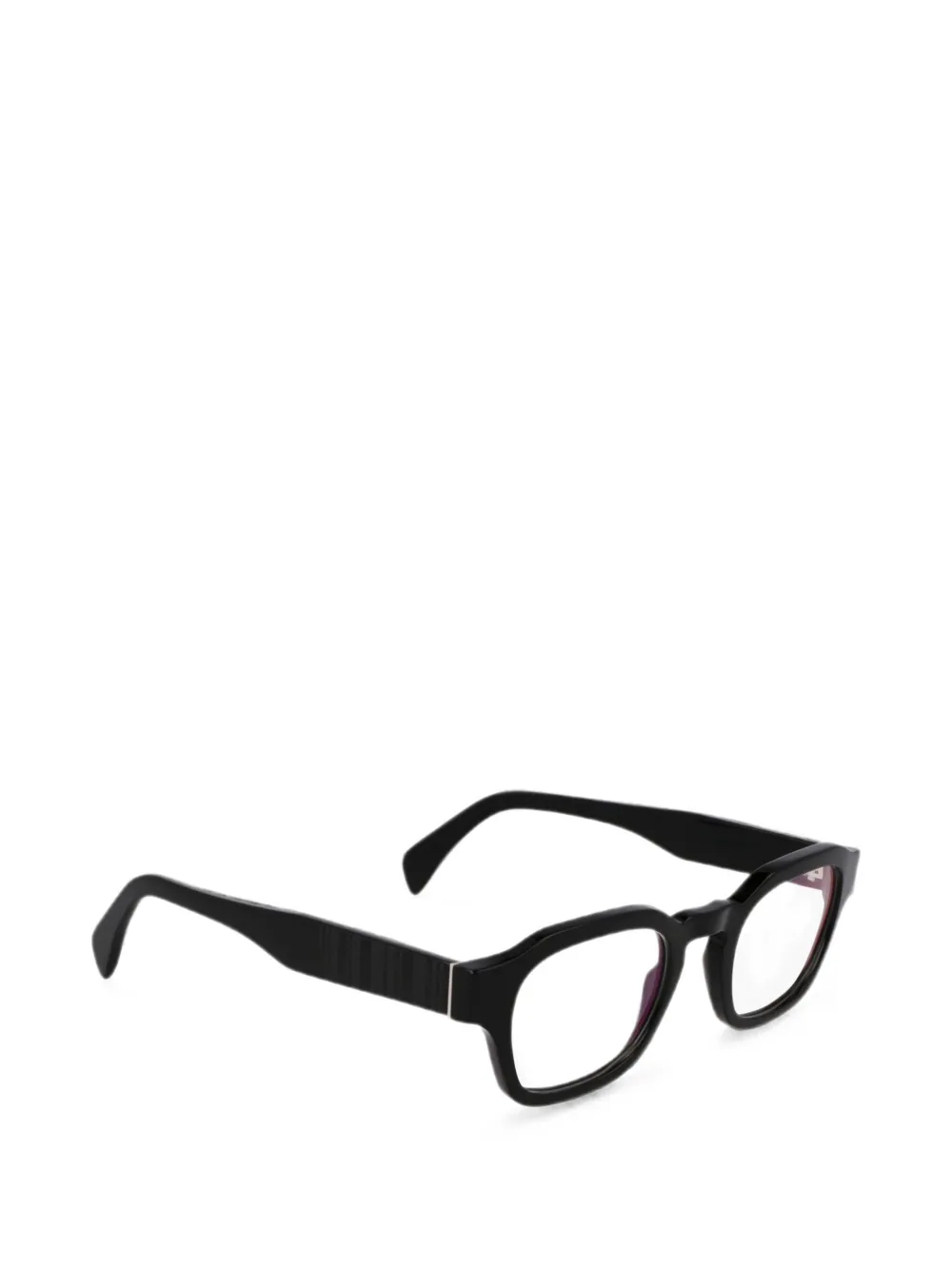Paul Smith Lexton bril met geometrisch montuur Zwart