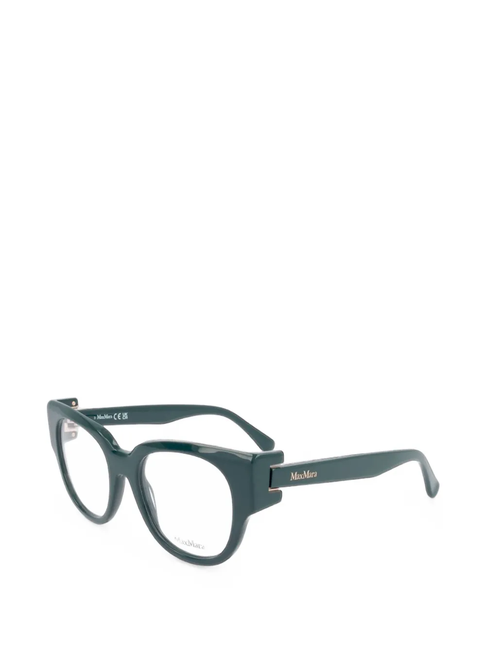 Max Mara Eyewear Bril met geometrisch montuur Groen