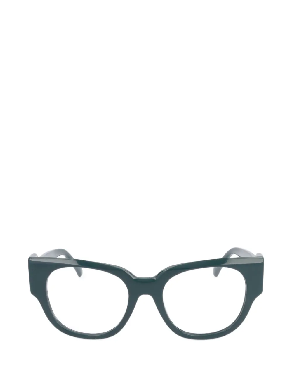 Max Mara Eyewear Occhiali con montatura geometrica - Verde