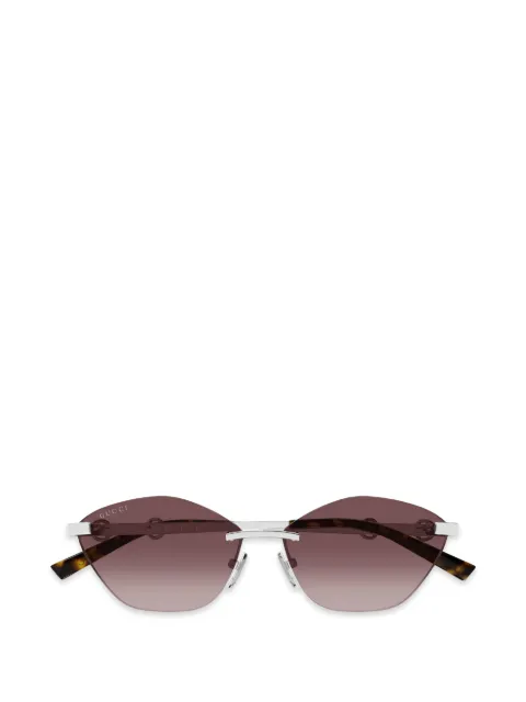 Gucci Eyewear Horsebit geometric-frame sunglasses