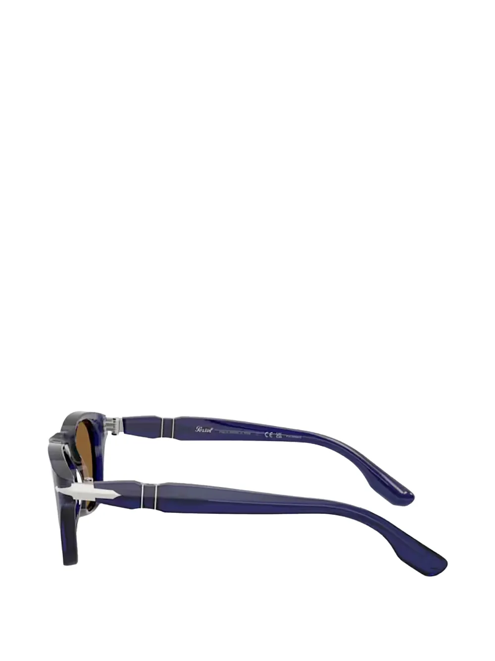 Persol Zonnebril met vierkant montuur Blauw