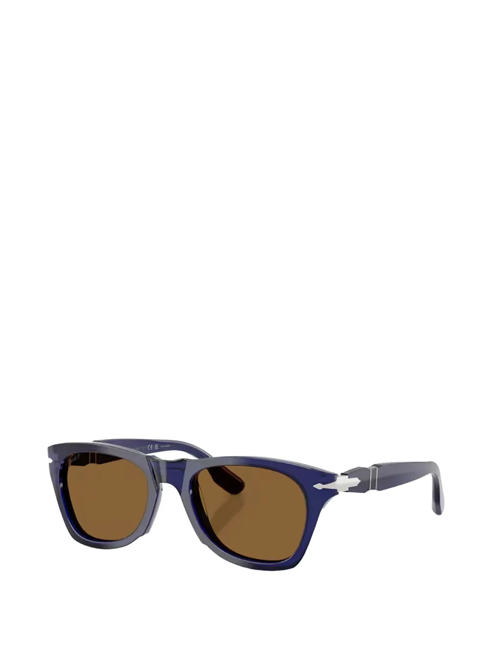 Persol Zonnebril met vierkant montuur Blauw