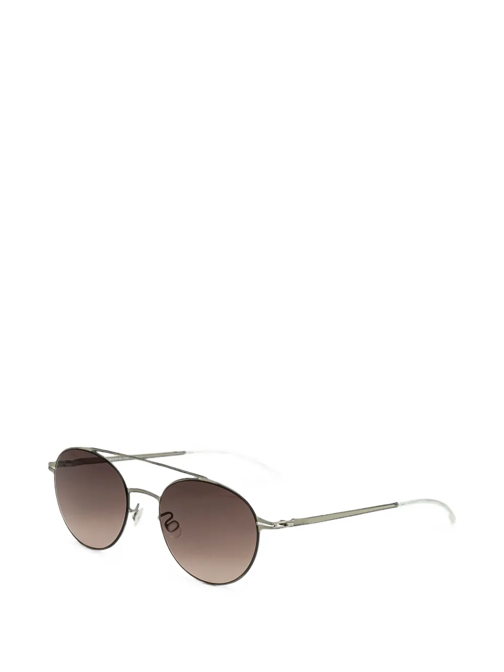 Mykita Reva Sun zonnebril met rond montuur Zilver