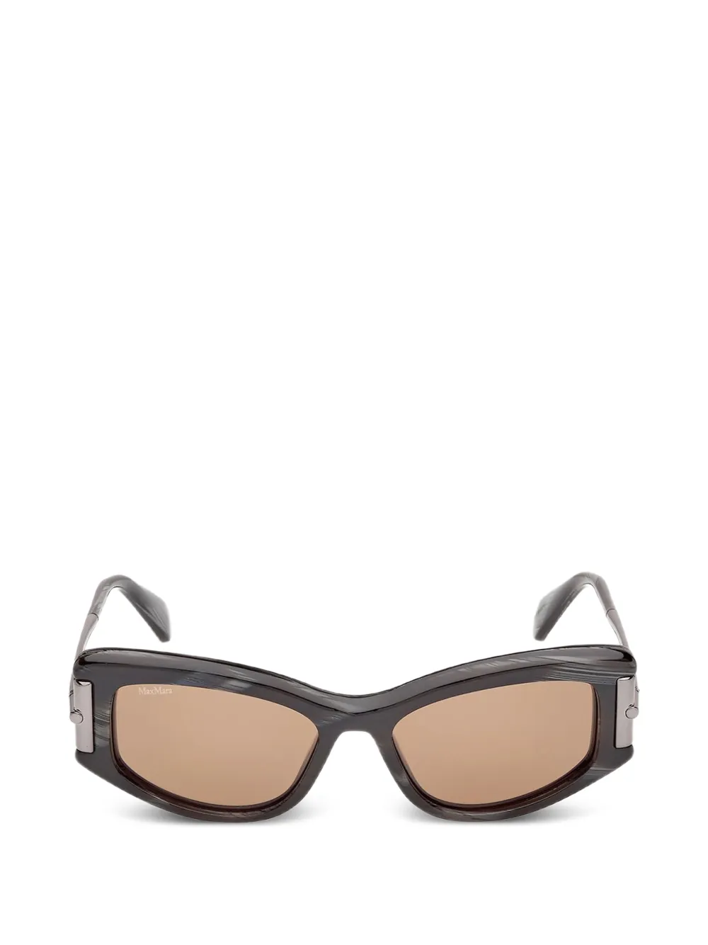 Max Mara Eyewear Occhiali da sole geometrici - Marrone