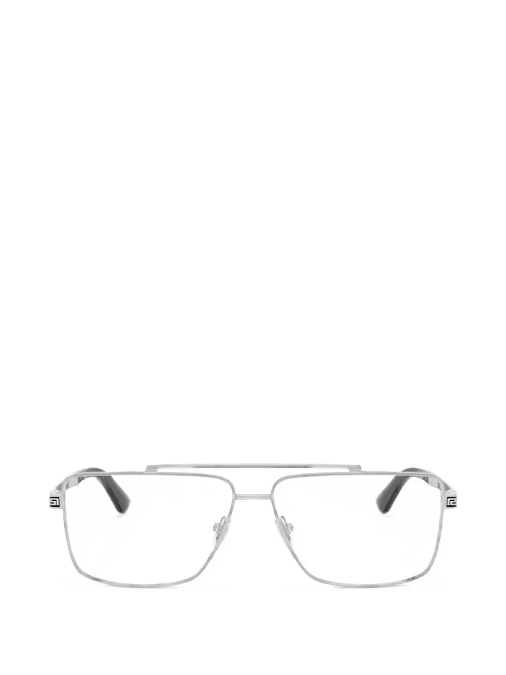 Versace Pilot-frame Glasses In Metallic