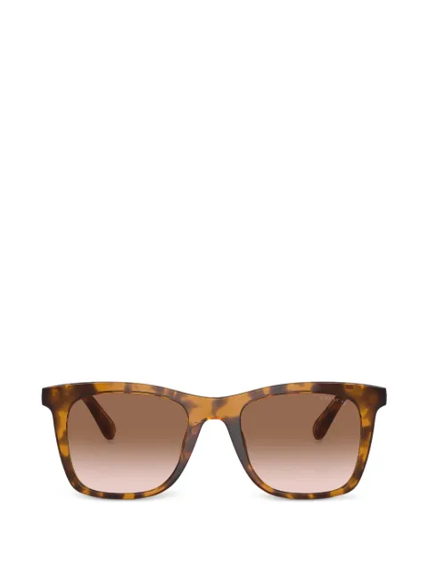 Coach tortoiseshell-effect square-frame sunglasses