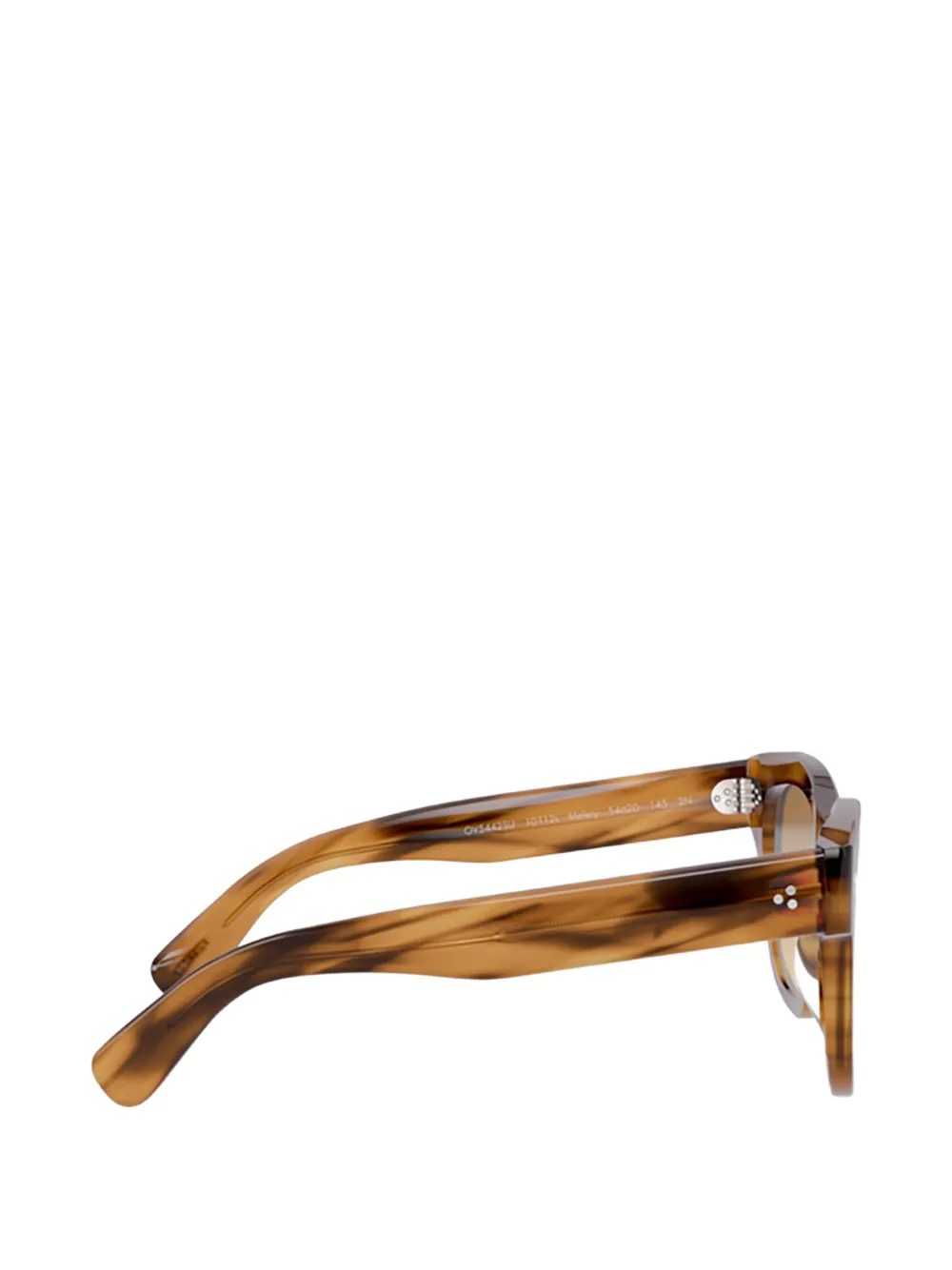 Oliver Peoples Melery zonnebril met vierkant montuur Bruin