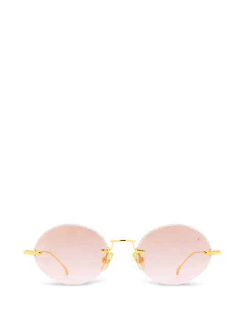 Eyepetizer round-frame rimless sunglasses