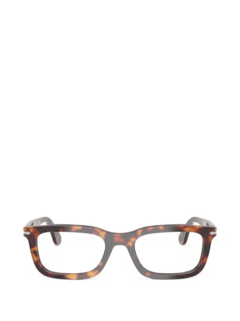 Persol tortoiseshell-effect rectangle-frame glasses