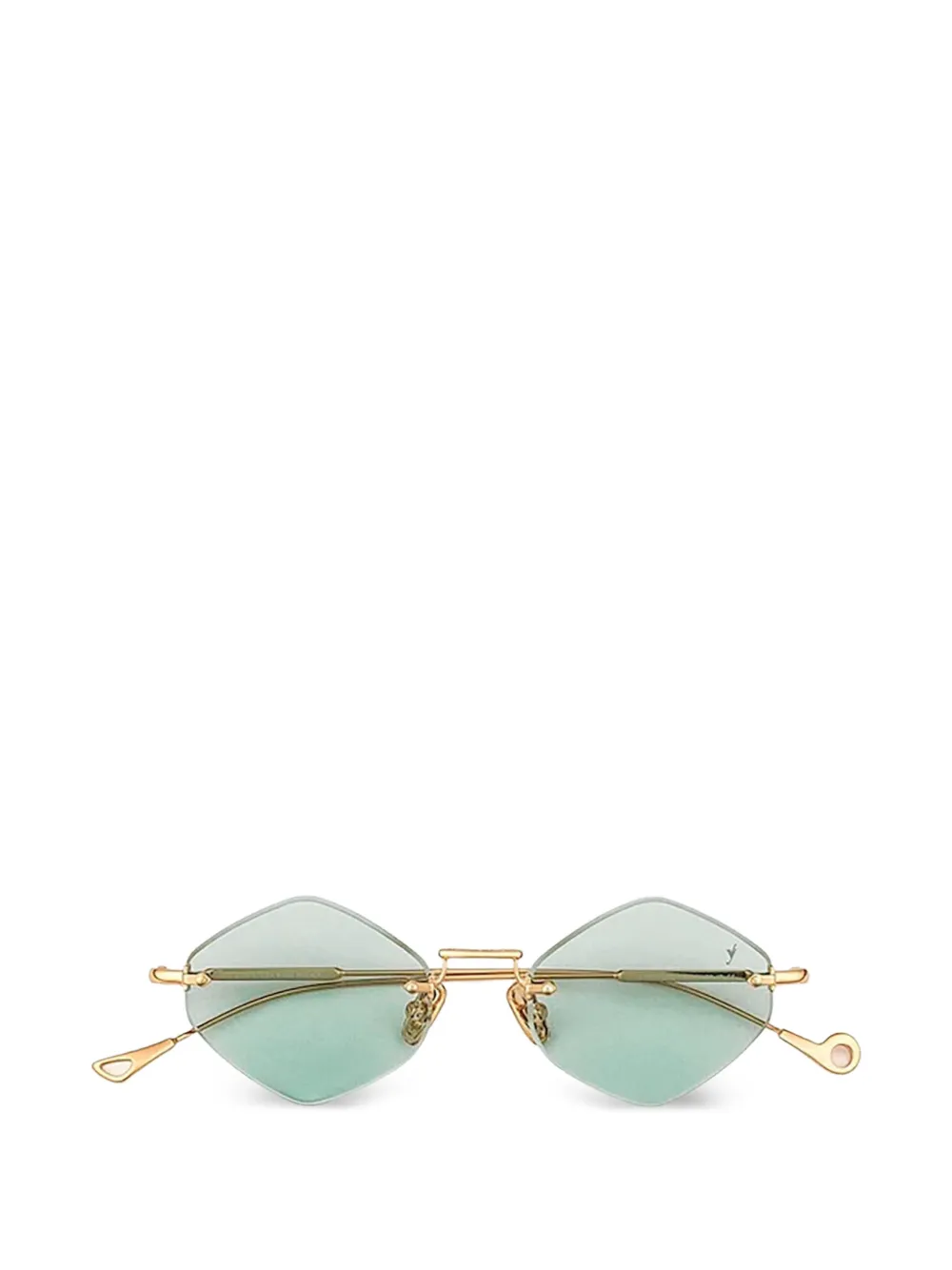 Eyepetizer Empire Geometric-frame Sunglasses In Gold