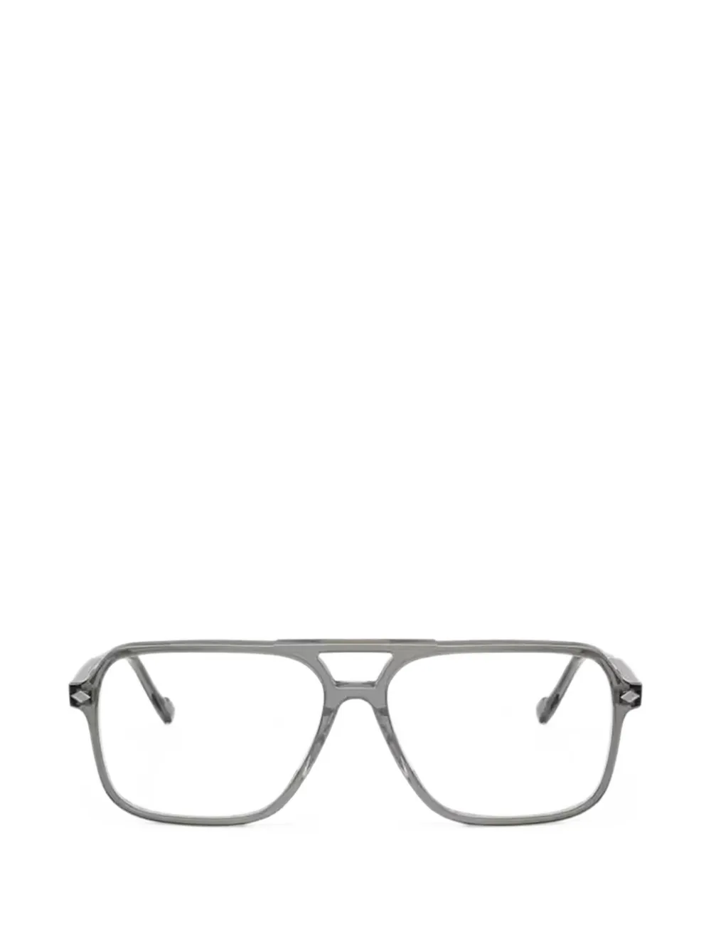 Vogue Eyewear Occhiali con montatura navigator trasparente - Grigio