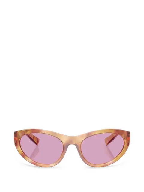Dolce & Gabbana Eyewear DG Crossed logo-plaque sunglasses