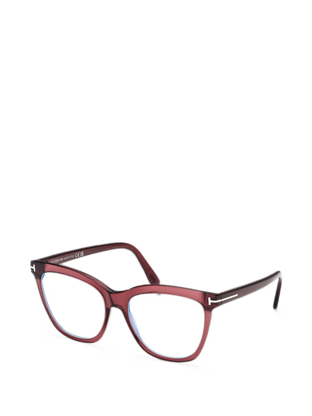 TOM FORD Eyewear logo-detail cat-eye glasses