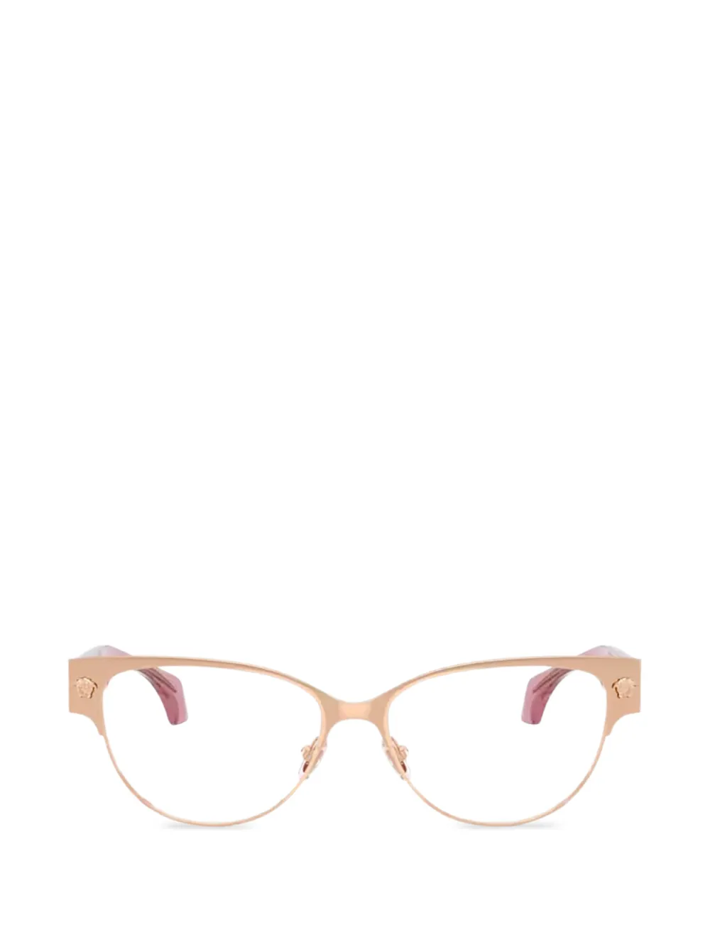 Versace Medusa Cat-eye-frame Glasses In Gold