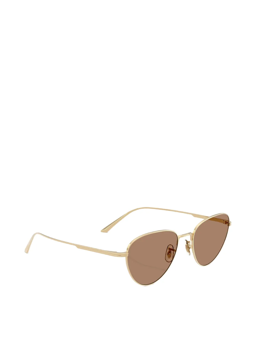 Oliver Peoples 1991C zonnebril met piloten montuur Goud