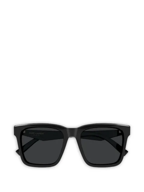 Saint Laurent Eyewear lentes de sol con armazón cuadrada y placa del logo
