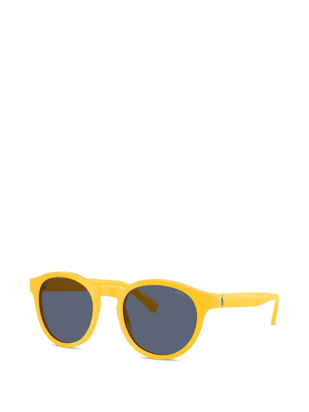 POLO RALPH LAUREN EYEWEAR Color Shop zonnebril met rond montuur Geel