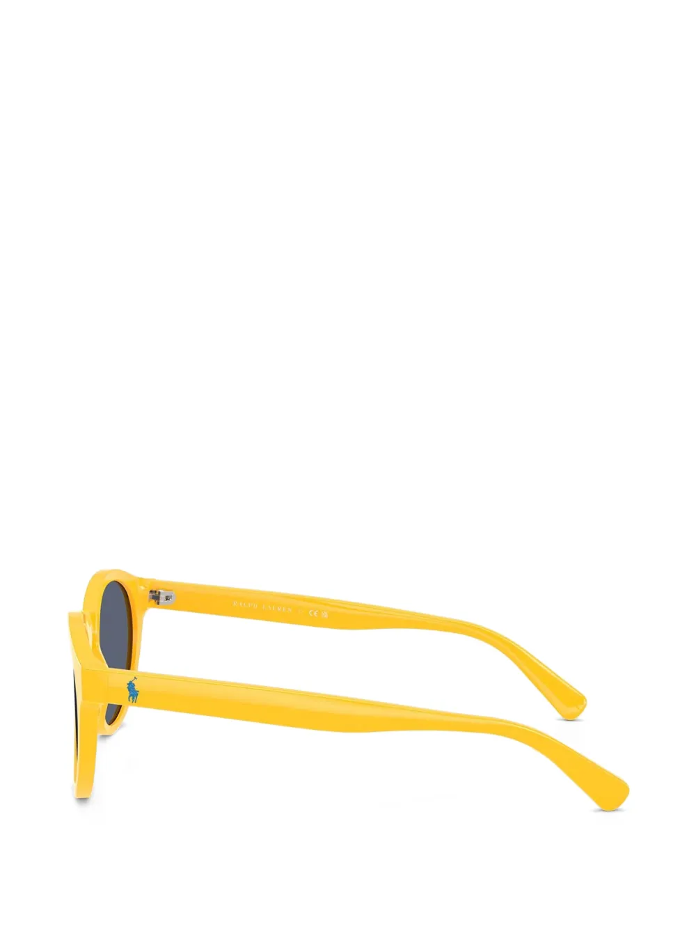POLO RALPH LAUREN EYEWEAR Color Shop zonnebril met rond montuur Geel