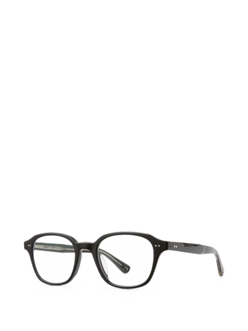 Garrett Leight Lachman bril met vierkant montuur Zwart