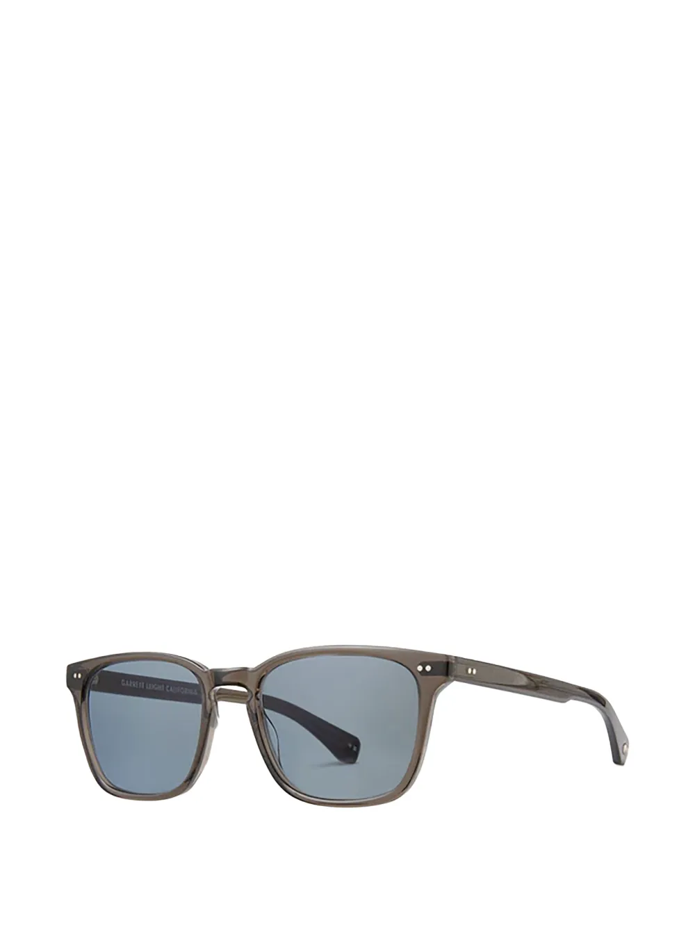 Garrett Leight Earvin zonnebril met vierkant montuur Grijs