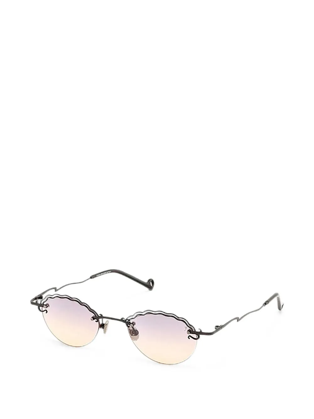 Eyepetizer Rive round-frame sunglasses - Nero
