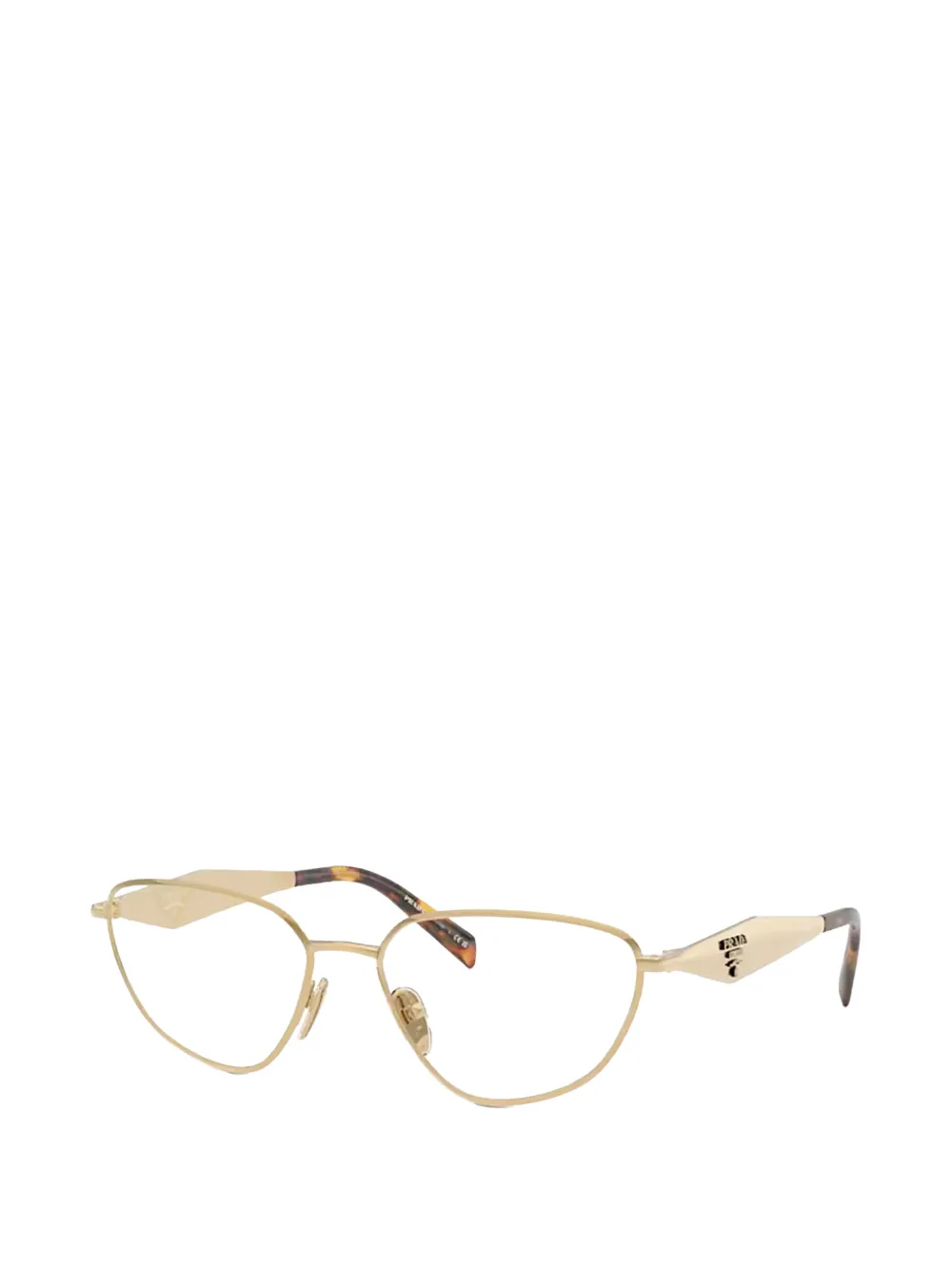 Prada Eyewear Bril met cat-eye montuur Goud