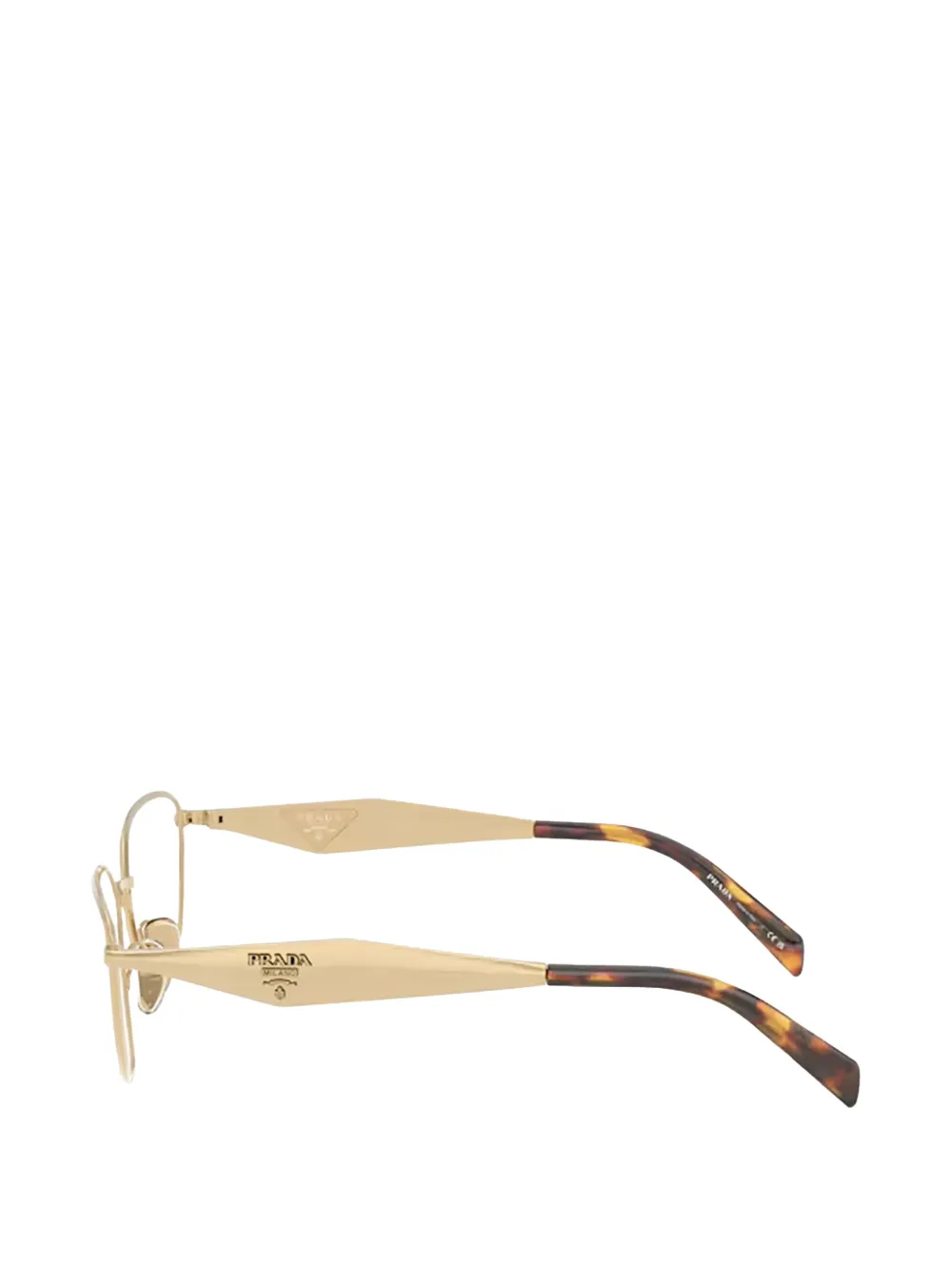 Prada Eyewear Bril met cat-eye montuur Goud