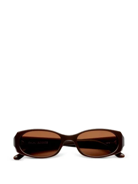 Chimi Rotate Note oval-frame sunglasses