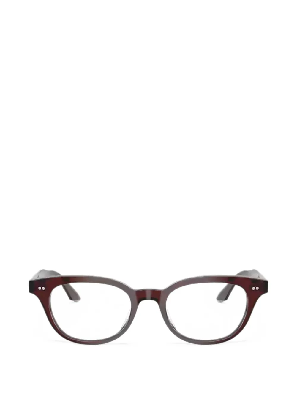 Oliver Peoples Madelon Brille mit rundem Gestell - Schwarz