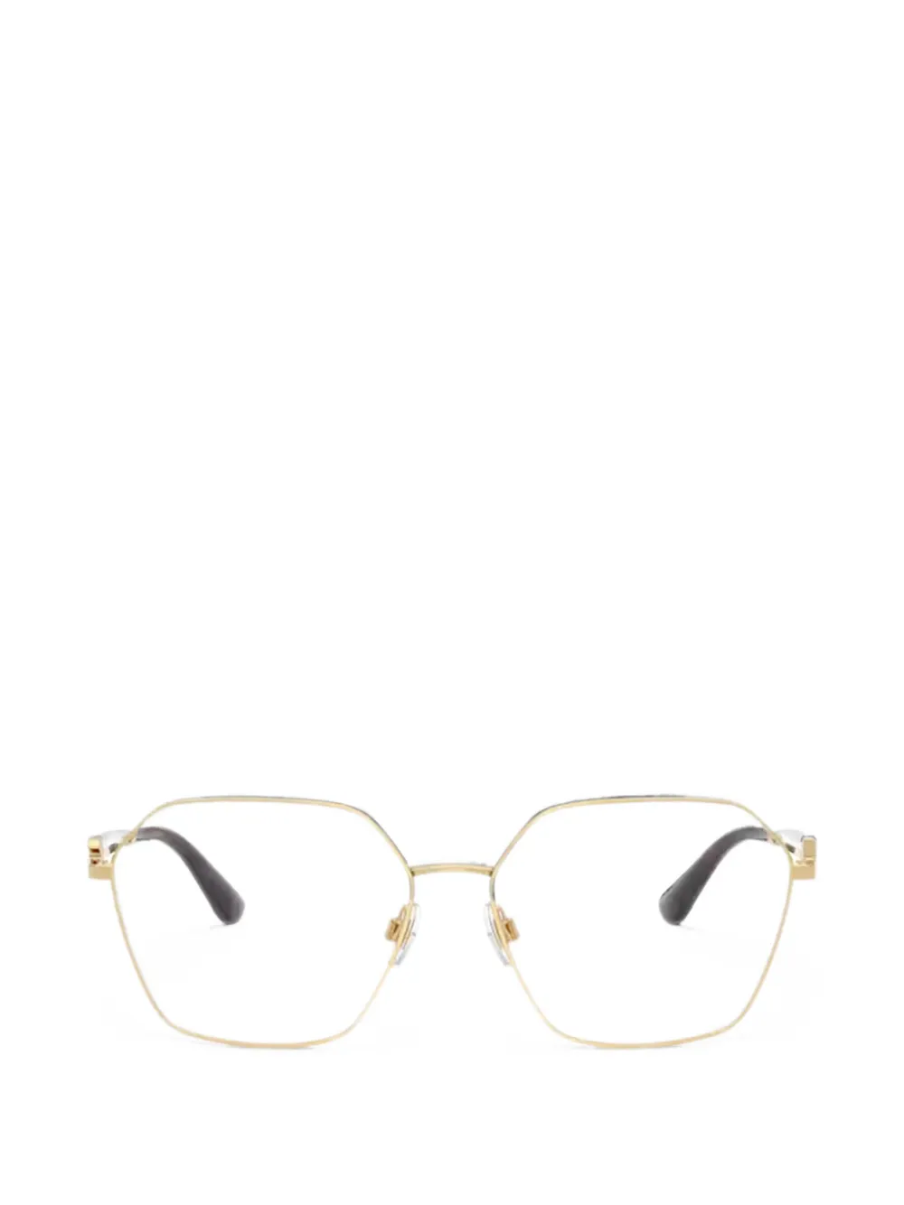 Dolce & Gabbana Eyewear Occhiali DG con montatura geometrica - Oro