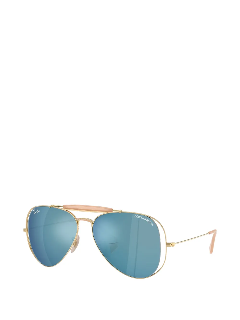 Ray-Ban x Dolce&Gabbana The Outdoorsman zonnebril met piloten montuur Goud
