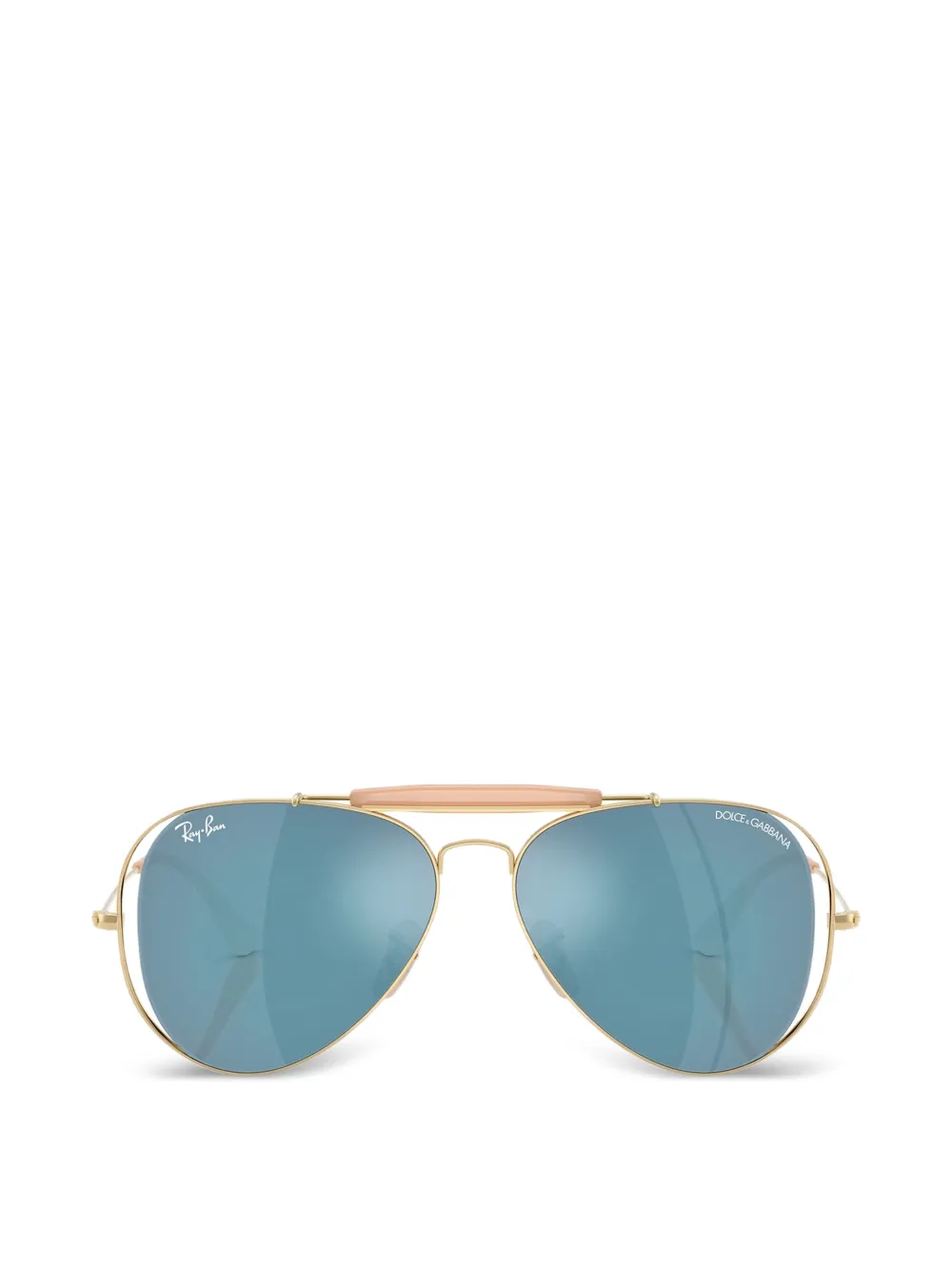 Ray-Ban x Dolce&Gabbana Occhiali da sole The Outdoorsman stile pilota - Oro