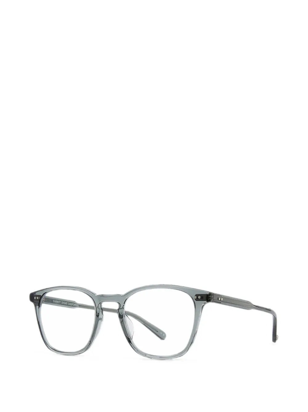 Garrett Leight Albright bril met vierkant montuur Grijs