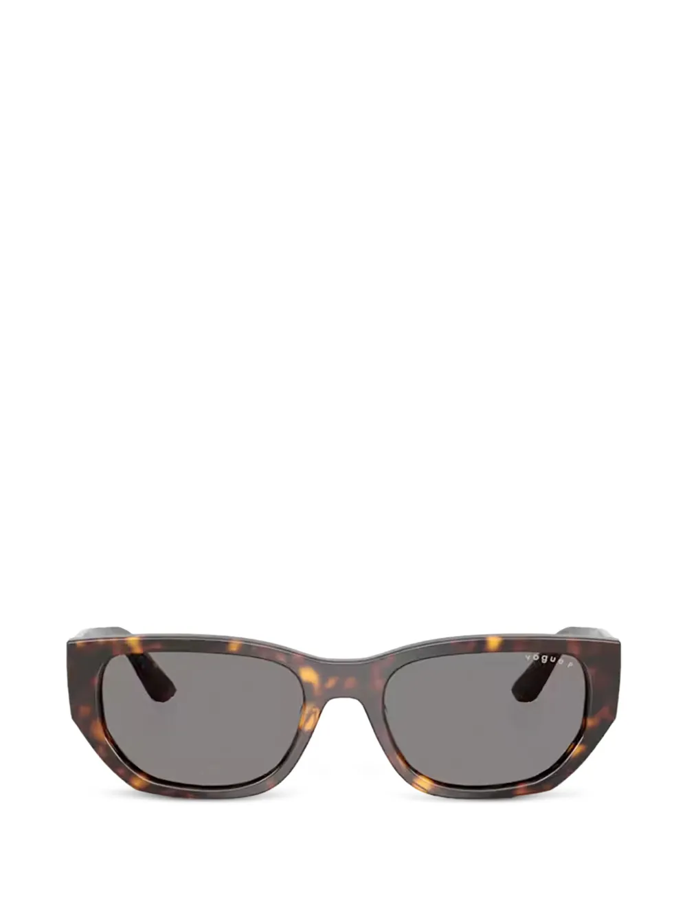Vogue Eyewear Eckige Sonnenbrille in Schildpattoptik - Braun