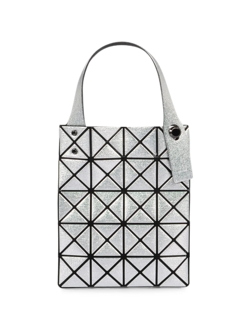 Bao Bao Issey Miyake Platinum Coffret geometric-panel tote bag - Argento