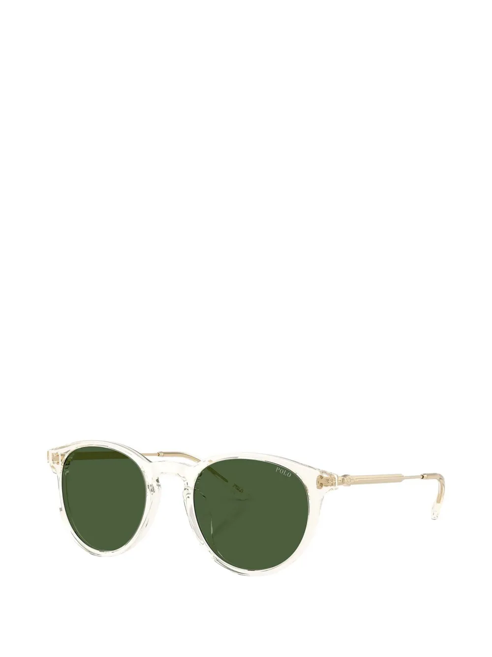 POLO RALPH LAUREN EYEWEAR Zonnebril met rond montuur Beige