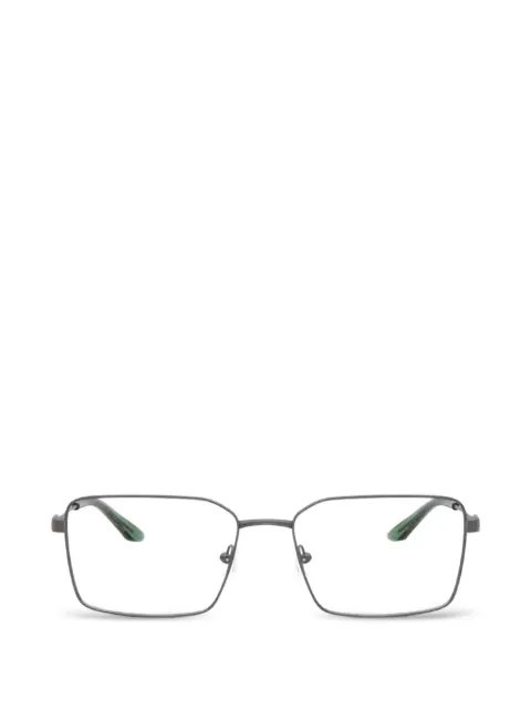 Armani Exchange matte rectangle-frame glasses