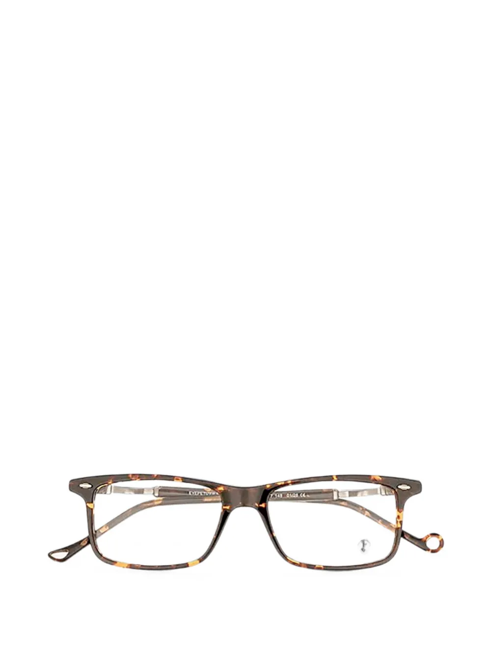 Eyepetizer Bond Vista tortoiseshell-effect rectangle-frame glasses - Marrone