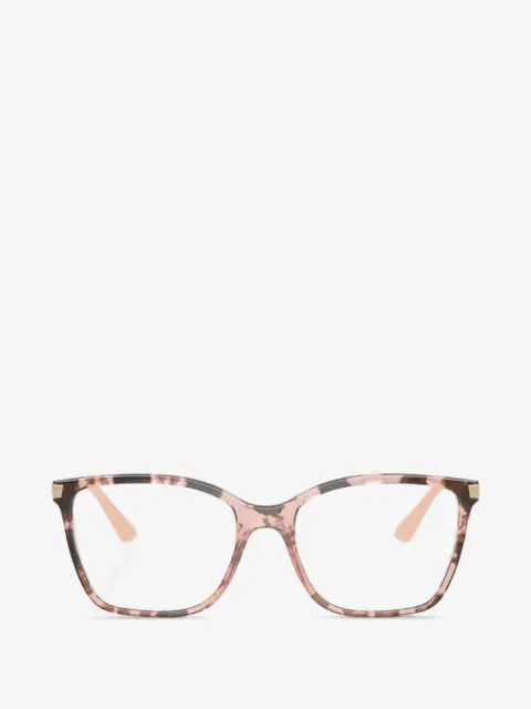 Vogue tortoiseshell-effect square-frame glasses