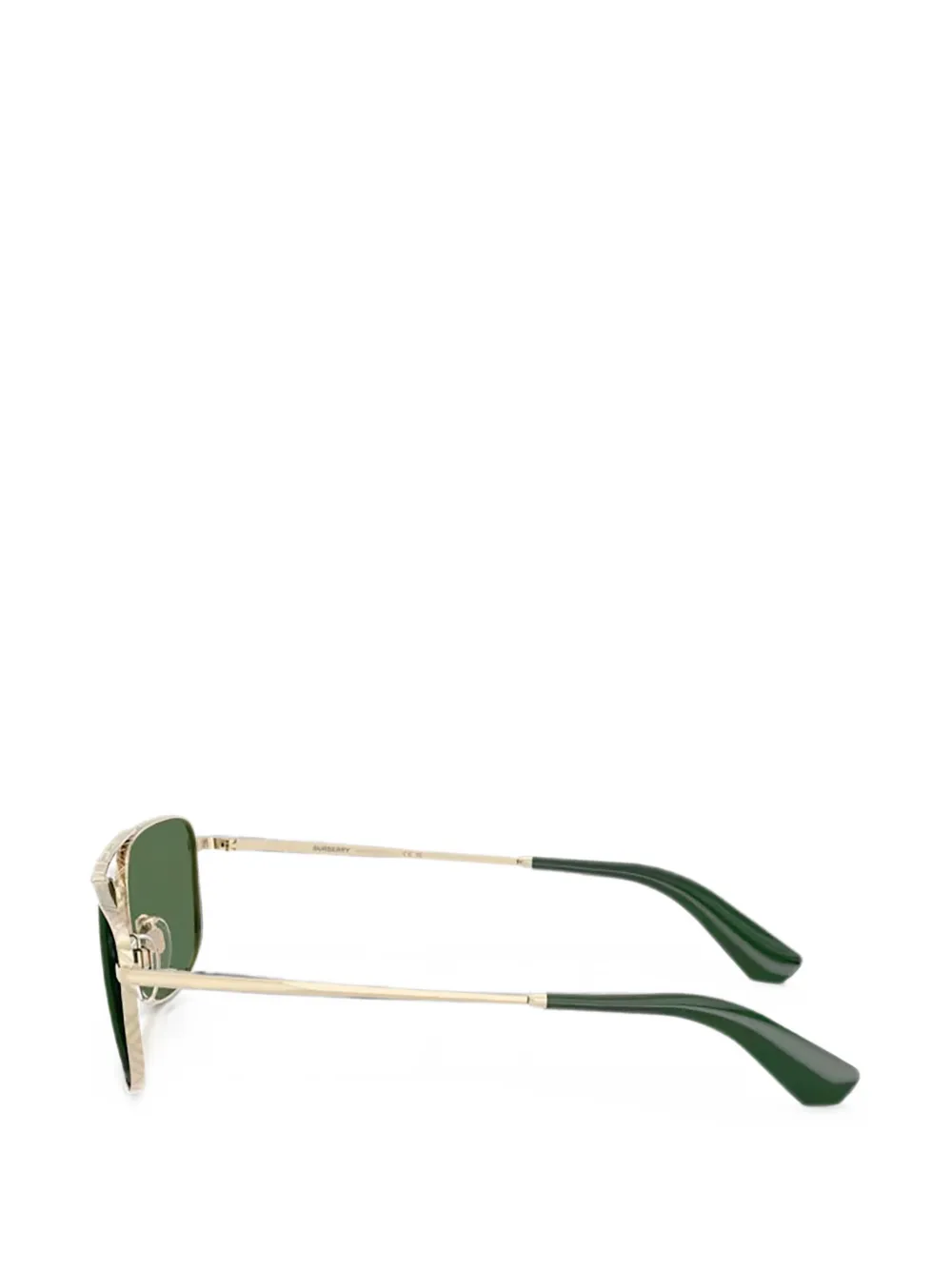 Burberry Eyewear Zonnebril met rechthoekig montuur Goud