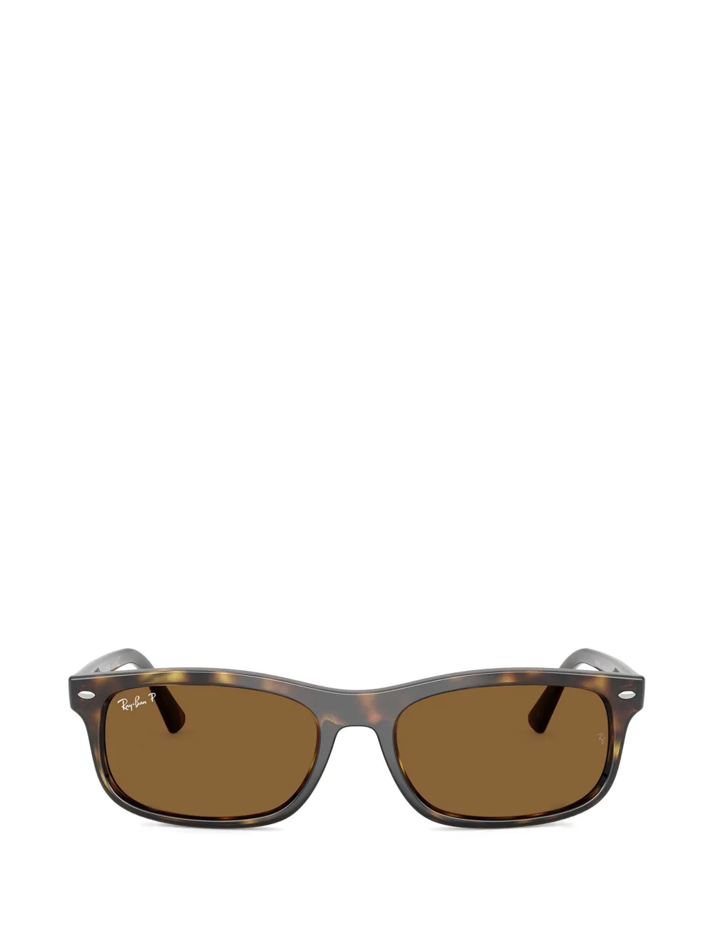 Ray Ban Rectangle-frame Sunglasses In Braun