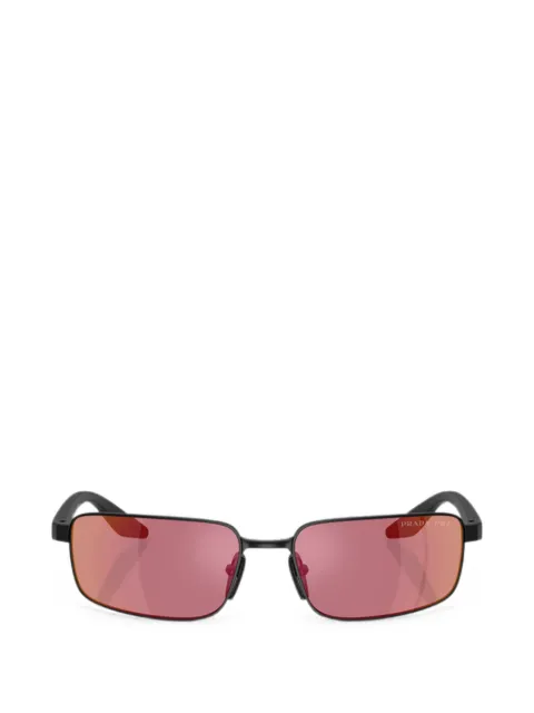 Prada Linea Rossa lunettes de soleil à monture rectangulaire
