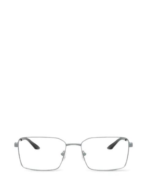 Armani Exchange rectangle-frame metal glasses