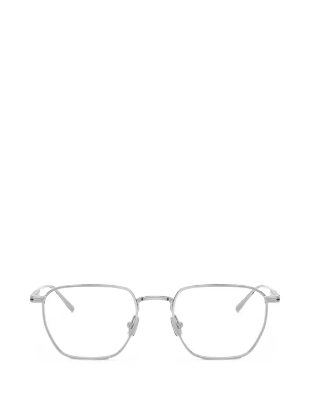 Brunello Cucinelli Occhiali Tyler geometrici - Argento